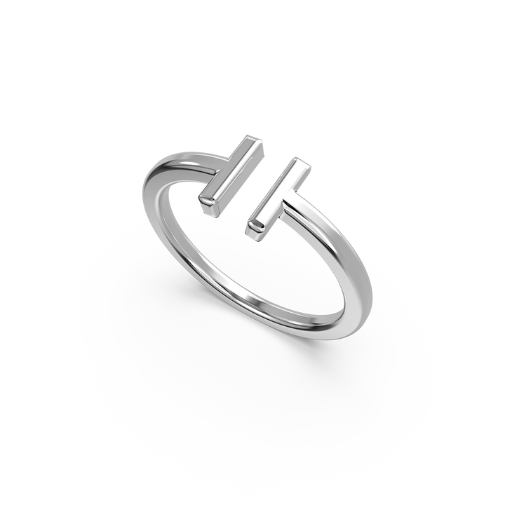 Horizon T Ring Metal