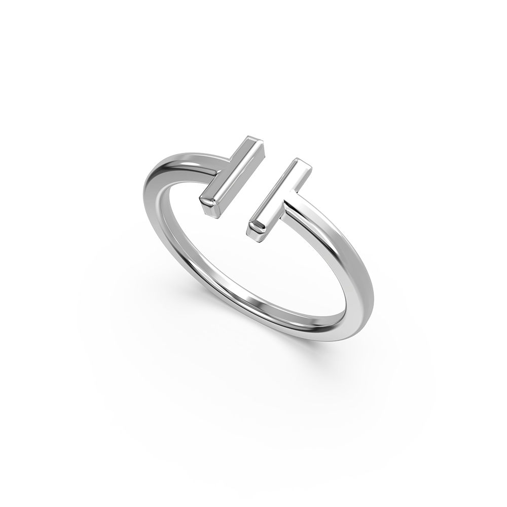Horizon T Ring Metal