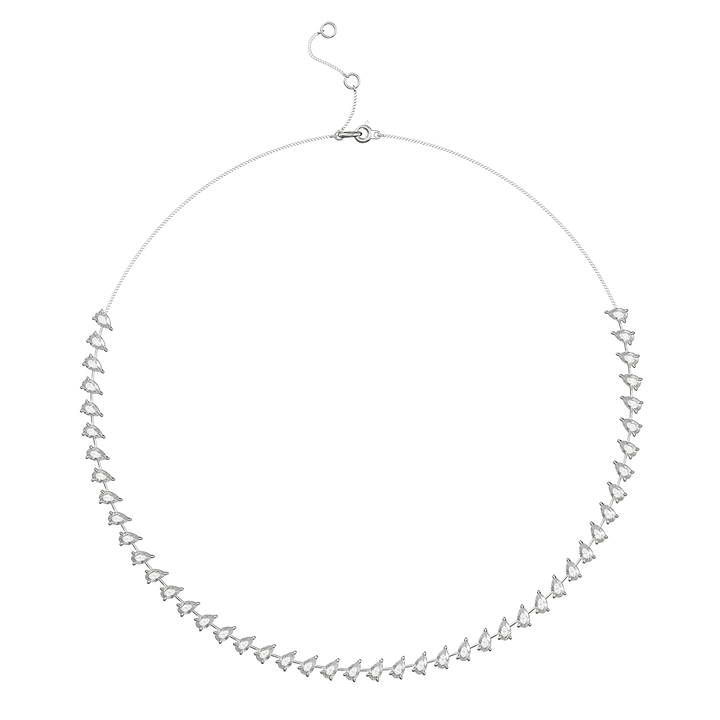 Pear Eternity Necklace